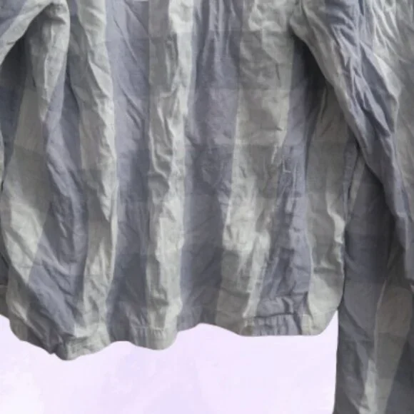 Victoria's Secret buffalo plaid pj pajamas sleepwear set in blue size large. - Picture 5 of 14